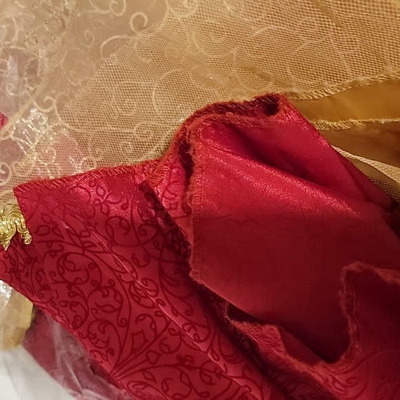 Deluxe Belle Dress Disney Direct Holiday Gown Dress size M (7/8) with a coat - Picture 17 of 17